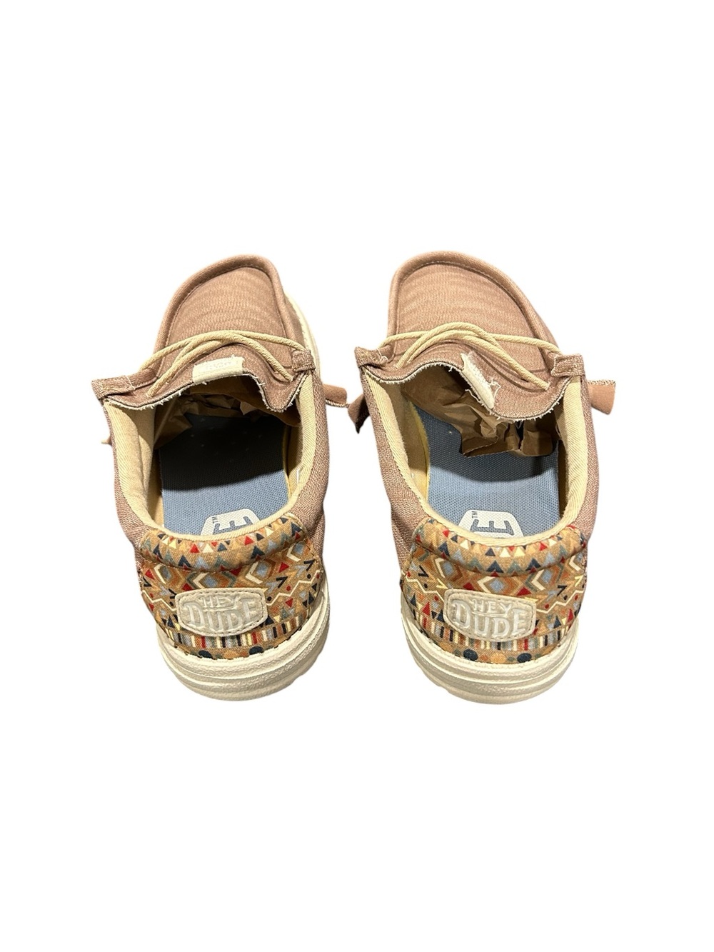 Hey Dude Men's Blush Canvas Wally Slip-Ons - Picture 3 of 8